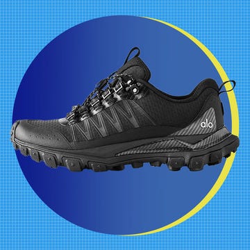 Two pairs of athletic shoes displayed side by side.