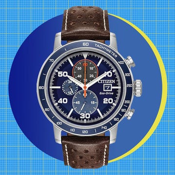 Two wristwatches displayed side by side.