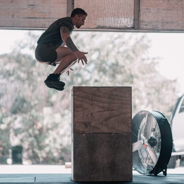 a man in a gym