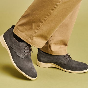 amberjack grey suede lace ups