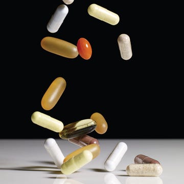 crcu20190507-001 various supplements falling onto table toop