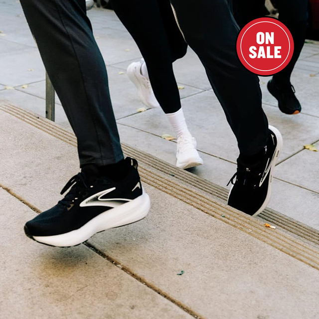Footwear on sale, showcasing running shoes in motion. Footwear on sale, showcasing running shoes in motion.
