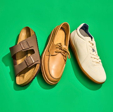birkenstock, sperry's, and rothy's